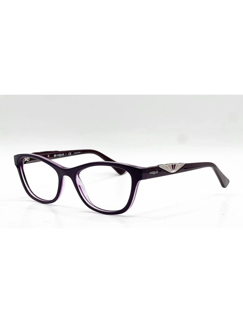 Vogue VO 5056 2409 Top Violet Transparent Authentic Eyeglass Frames 51-17